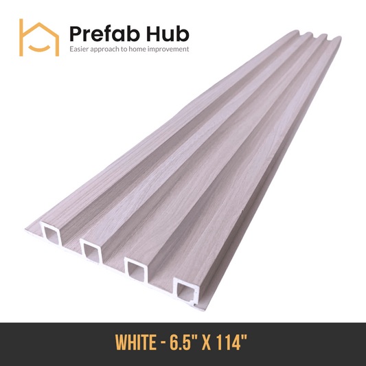 WPC Slat Wall Panel - White