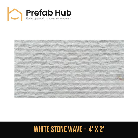 Stone Wave – Flex Stone Panels - 4 ft × 2 ft