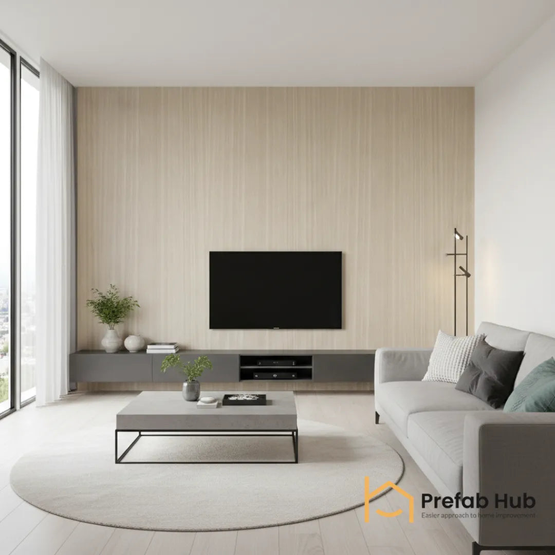 PVC Wood Sheet Panels – Soft Oak Wood