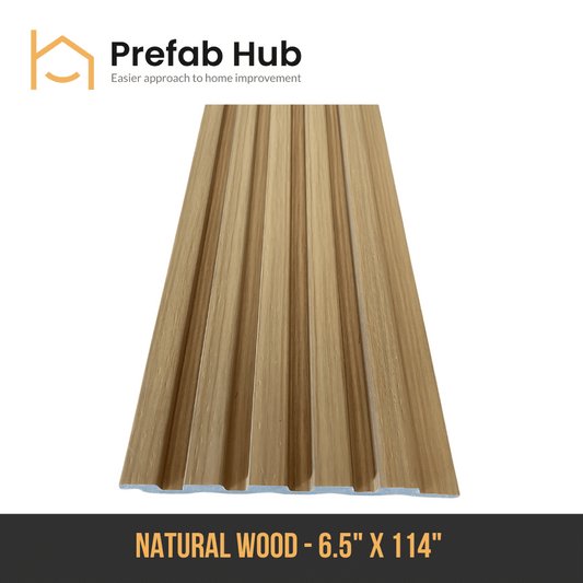PS Slat Wall Panel - Natural Wood