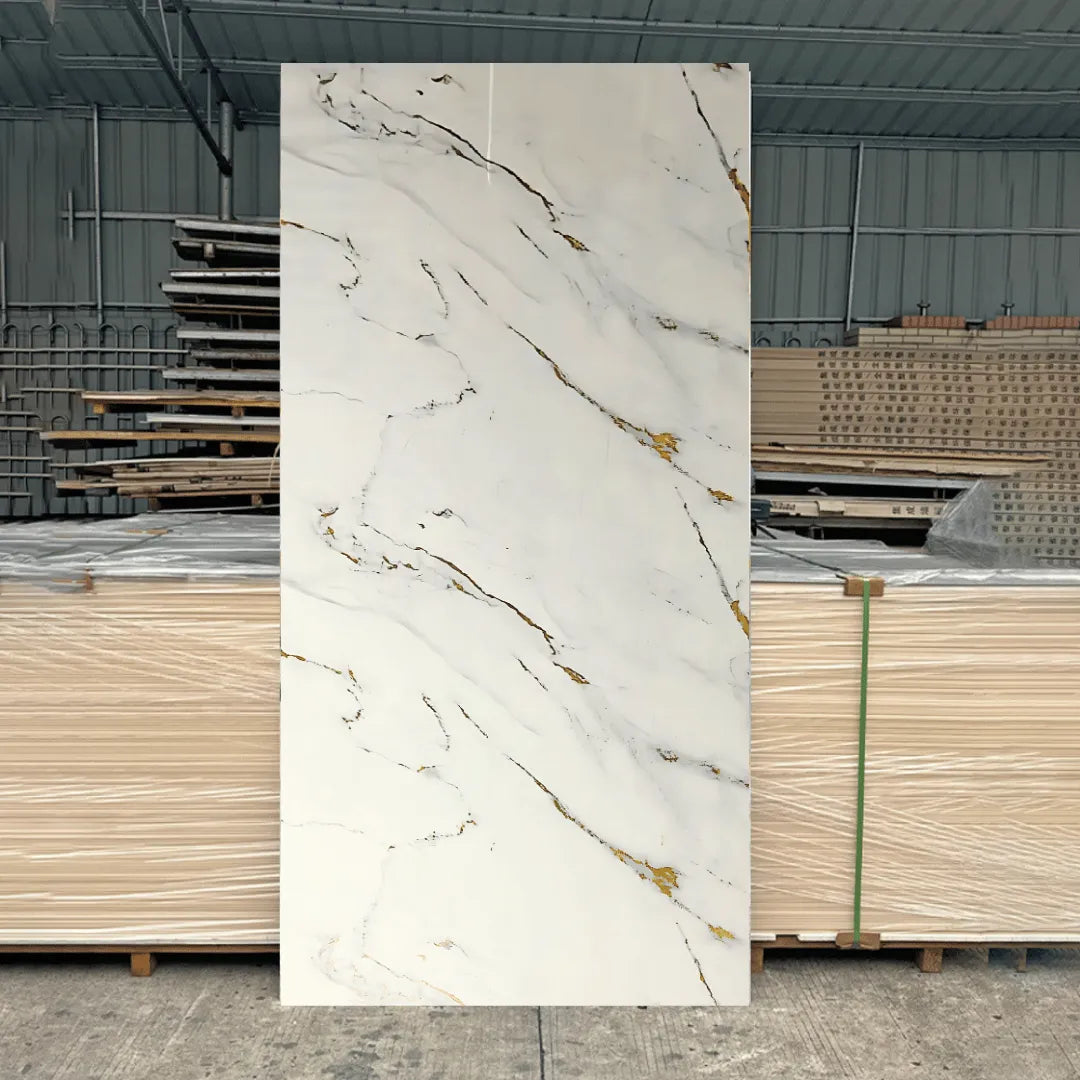 PVC Marble Sheet Panels - Calacatta Gold