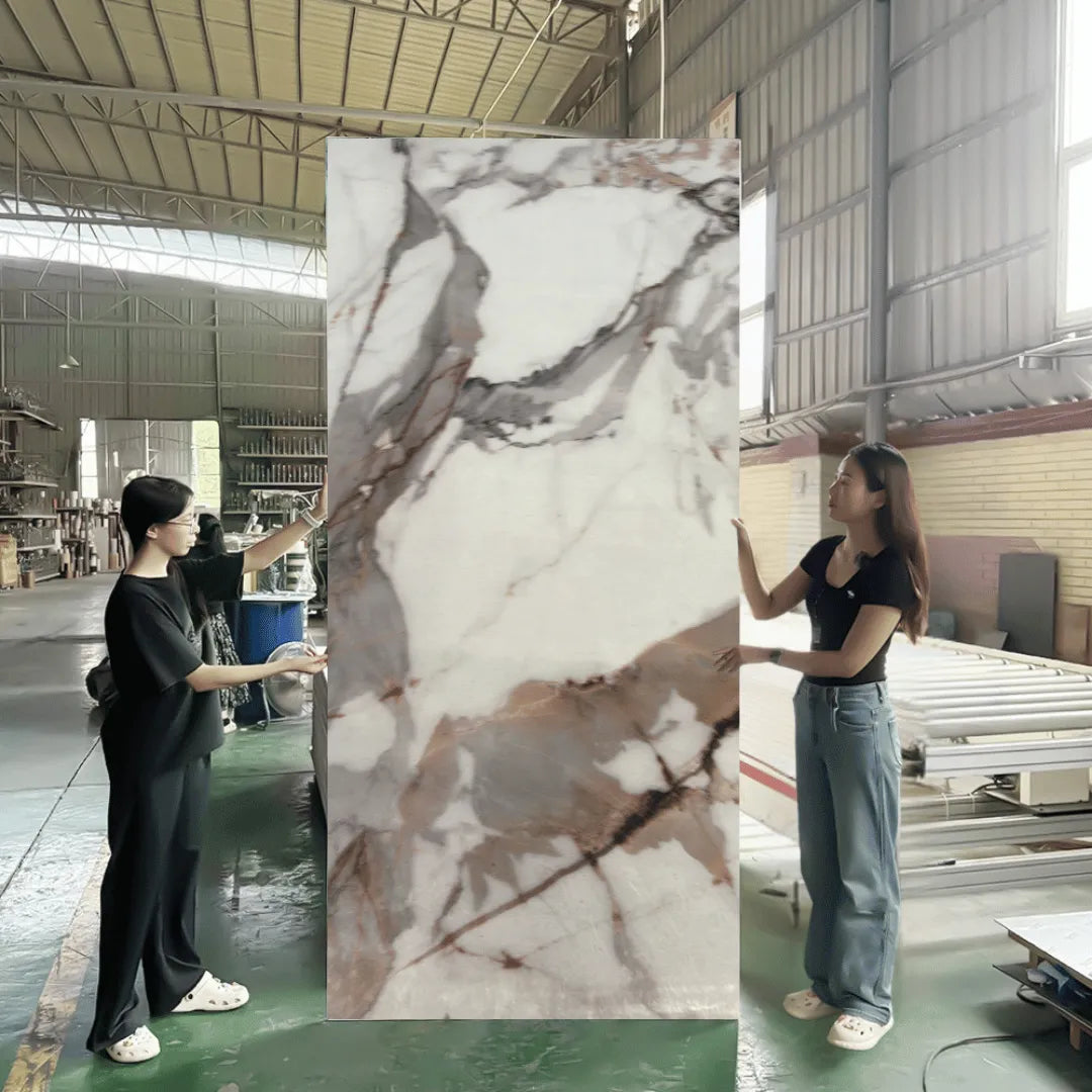 PVC Marble Sheet Panels - Rustic Elegance