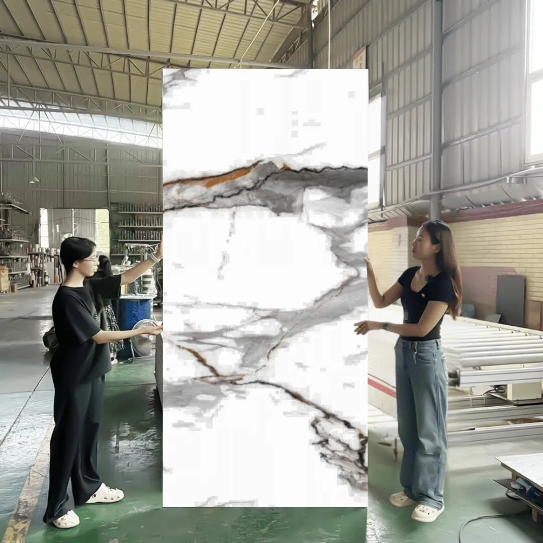 PVC Marble Sheet Panels - Sunset Vein