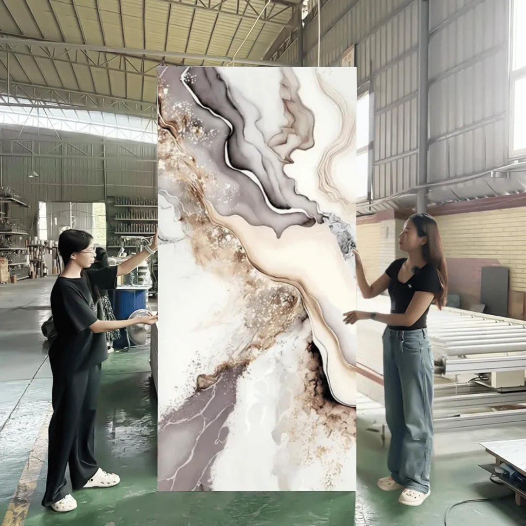 PVC Marble Sheet Panels - Tranquil Mountain