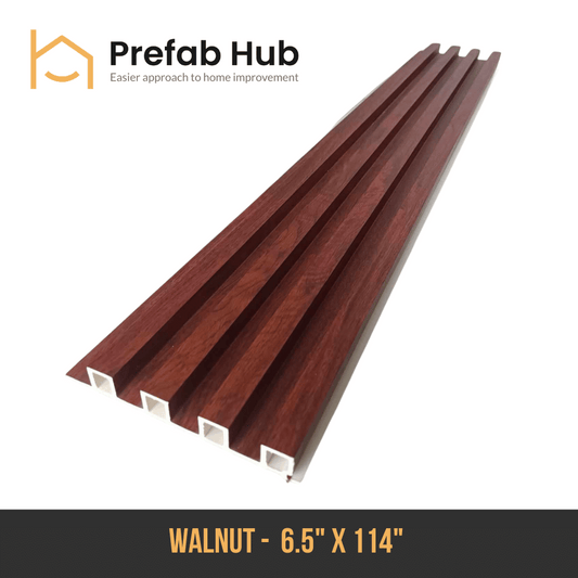WPC Slat Wall Panel - Walnut